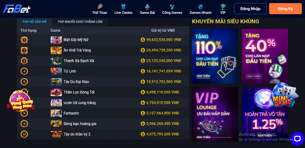 Ưu đãi đăng ký thành viên mới 23win1